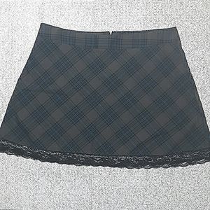 Harve Benard plaid mini Skirt size 18